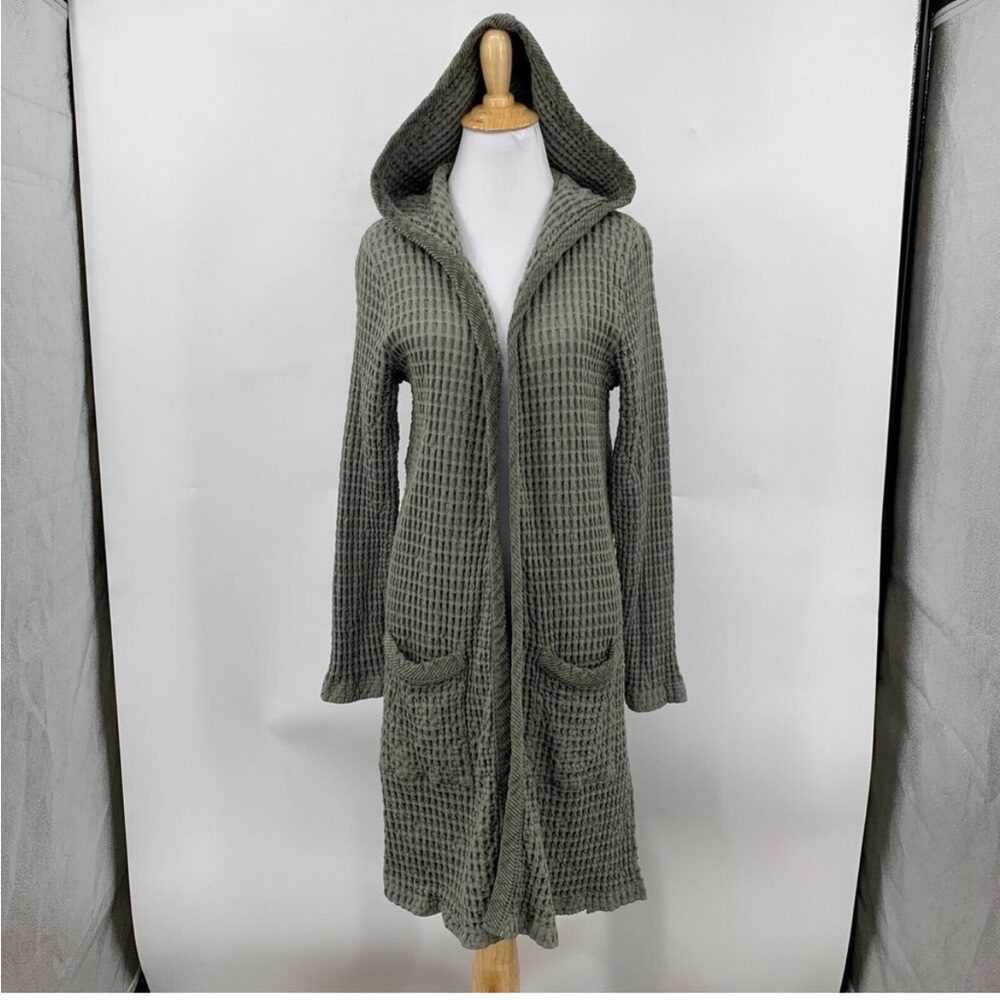 Mod o doc Cardigan Womens S Small Ivy Waffle Open Front Hooded Pockets Sundance
